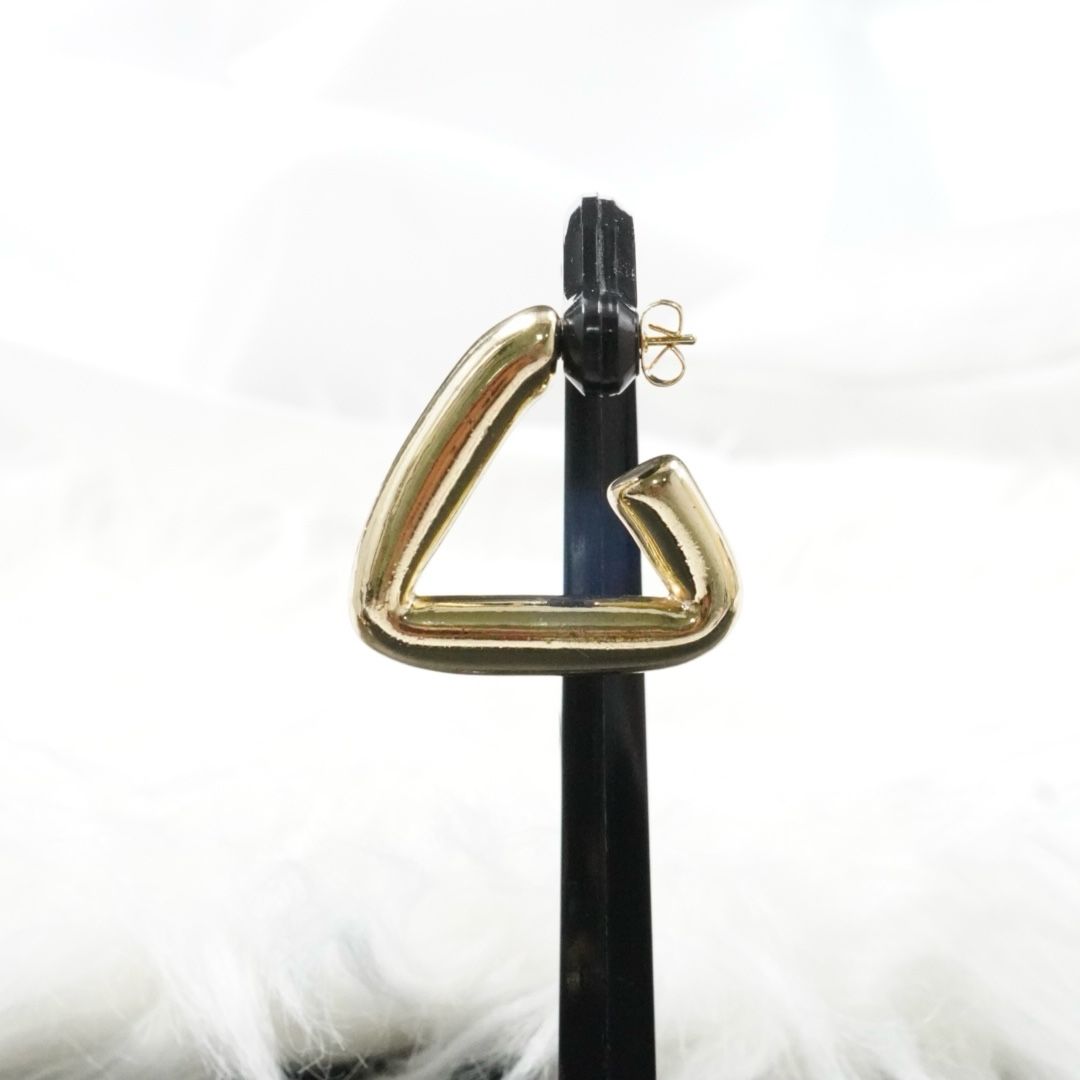 Miniatura 4 de ARETE TRIANGULO GRUESITO DORADO